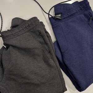 TWO American Eagle Outfitters Men's Sweatpants - Dark Gray and Navy